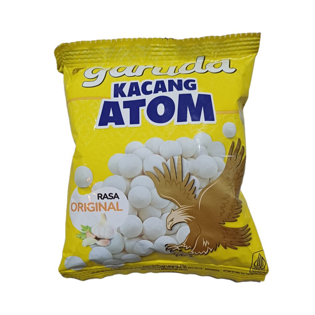 [TERMURAH] Garuda Kacang Atom Mini Sukro Orginal 17gram  renceng (isi 10 pcs)