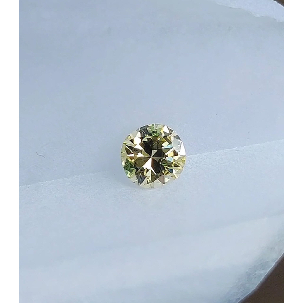 natural berlian banjar 0,4 vivid yellow ajib bersih