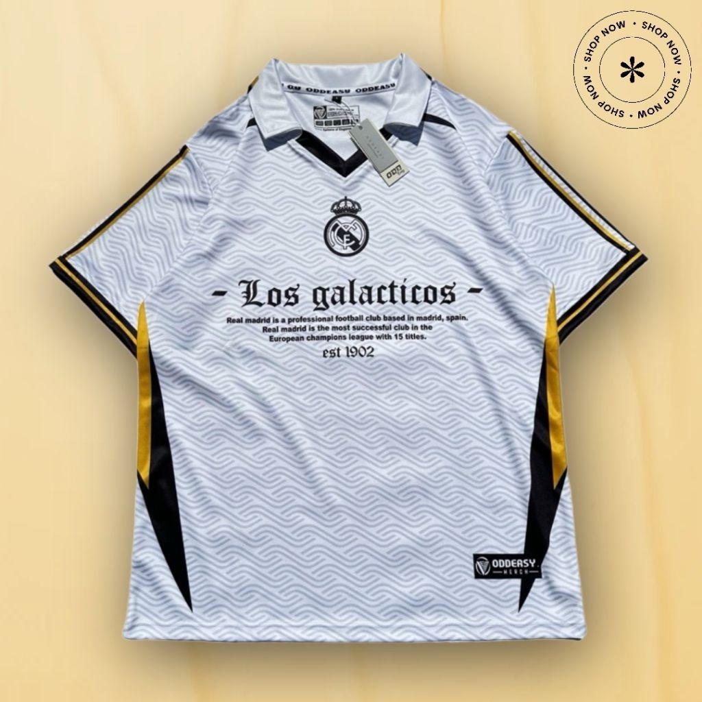 Jersey Vintage Retro Classic REAL MADRID Full Tag