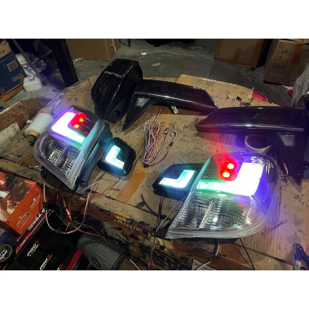 TERMURAH Stoplamp AGYA dan Ayla 2019 custom RGB Matrix Padlepop