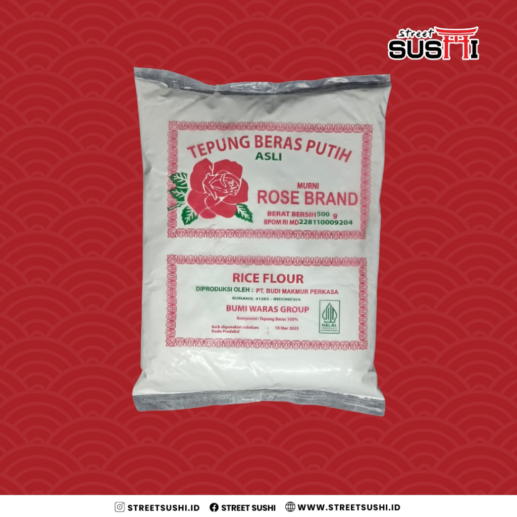 

Tepung Beras Putih 500 gr | Rice Flour | Bahan Kue dan Masakan