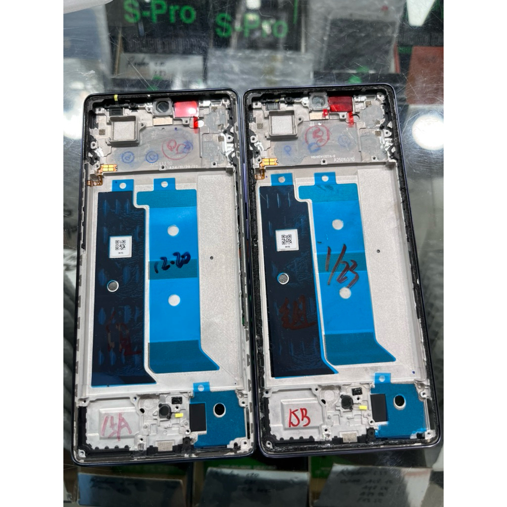 INFINIX HOT 50 pro+ HOUSING BAZEL FRAME LCD TULANG TATAKAN MESIN LCD KESING CASE FREM BEZEL HOT 50 P