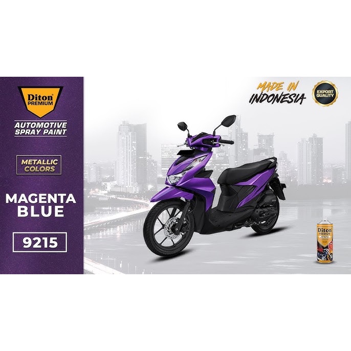 Pilox Diton Premium Magenta Blue || Cat Semprot Body Motor Rangka Motor&Velg Motor