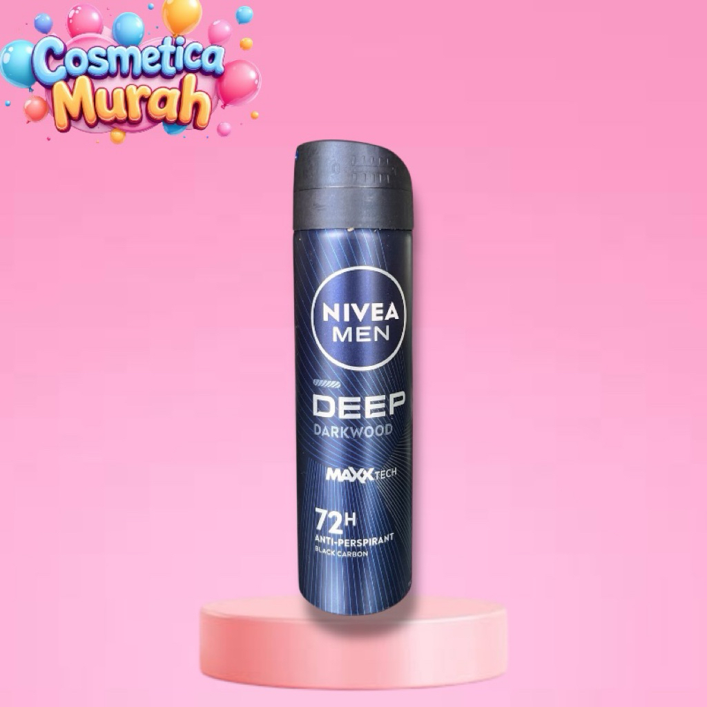 ic,cx] NIVEA DEODORANT SPRAY MEN DEEP 150 ML - PERSPIRANT SPRAY