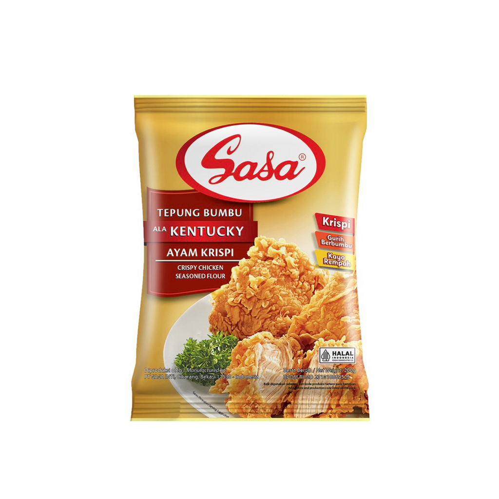 

Sasa Tepung Bumbu Ala Kentucky Ayam Krispi 200 gr