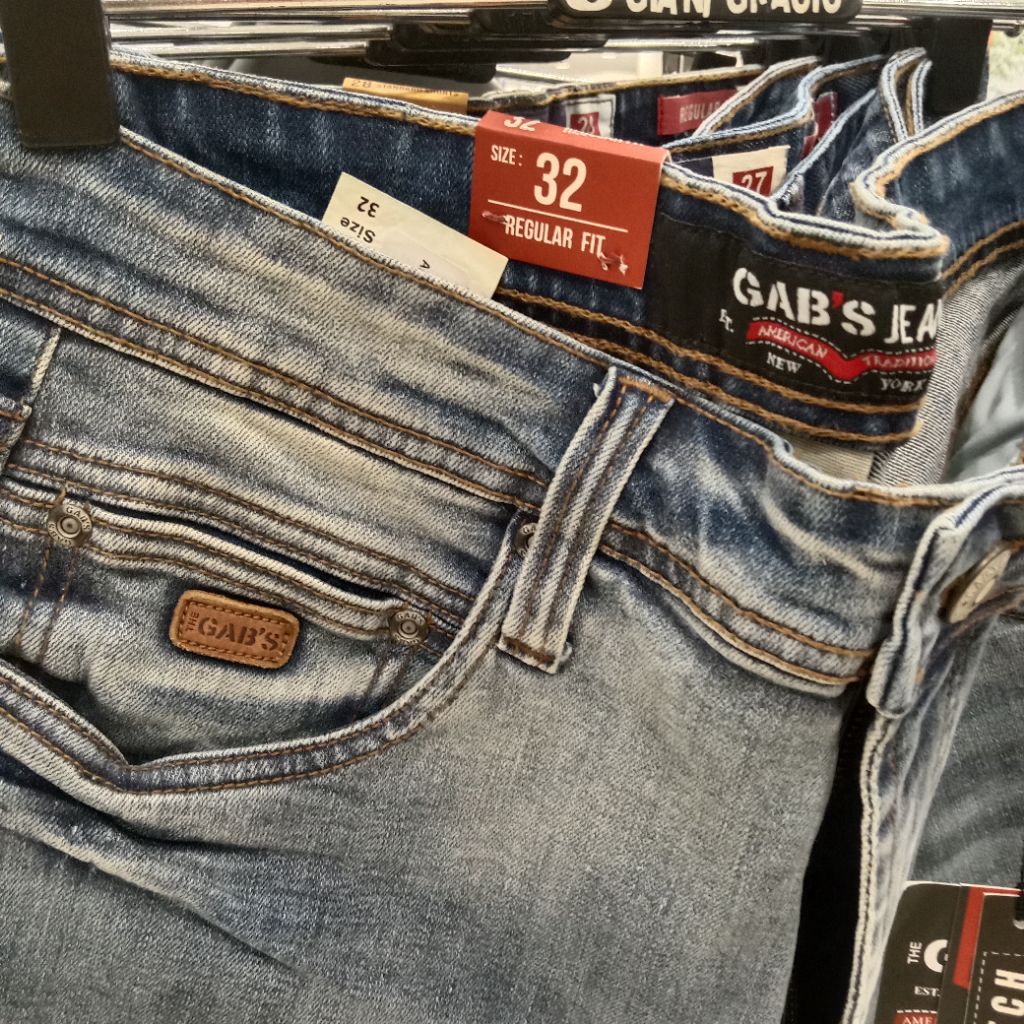 GABS JEANS CELANA PENDEK | CELANA JEANS PRIA | ORIGINAL