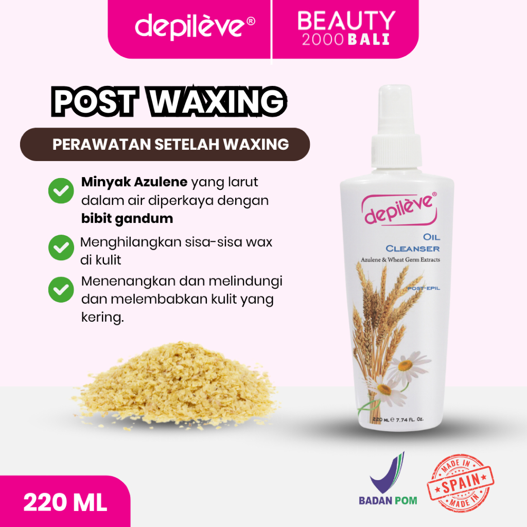 Depileve Oil Cleanser Azulene&Wheat Germ Extracts 220ml