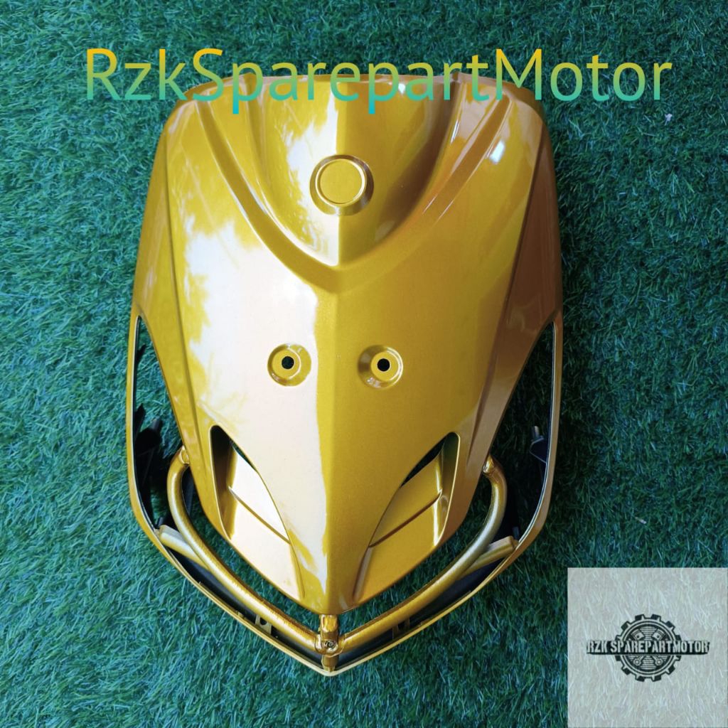 Tameng dasi depan yamaha mio smile smel gold/mio smile gold emas 2008 2012