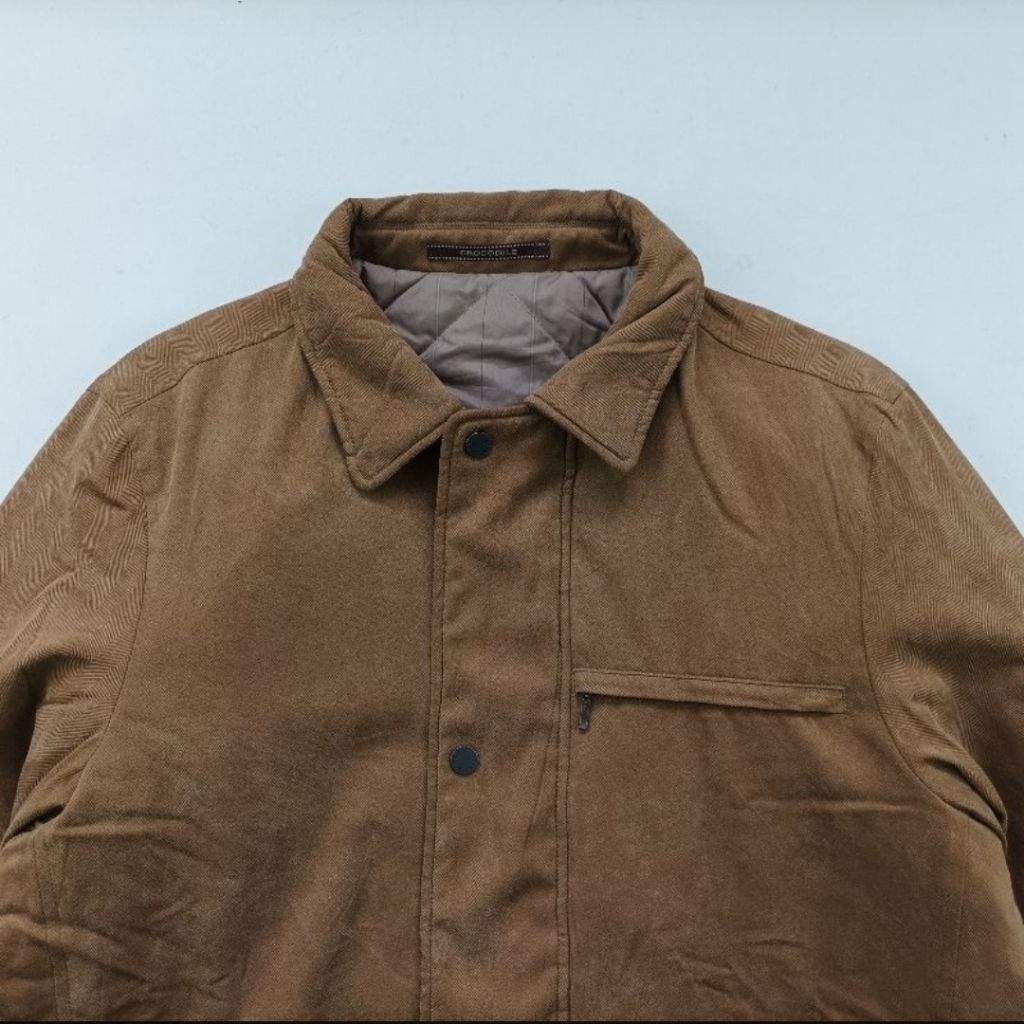 Jacket crocodile brown