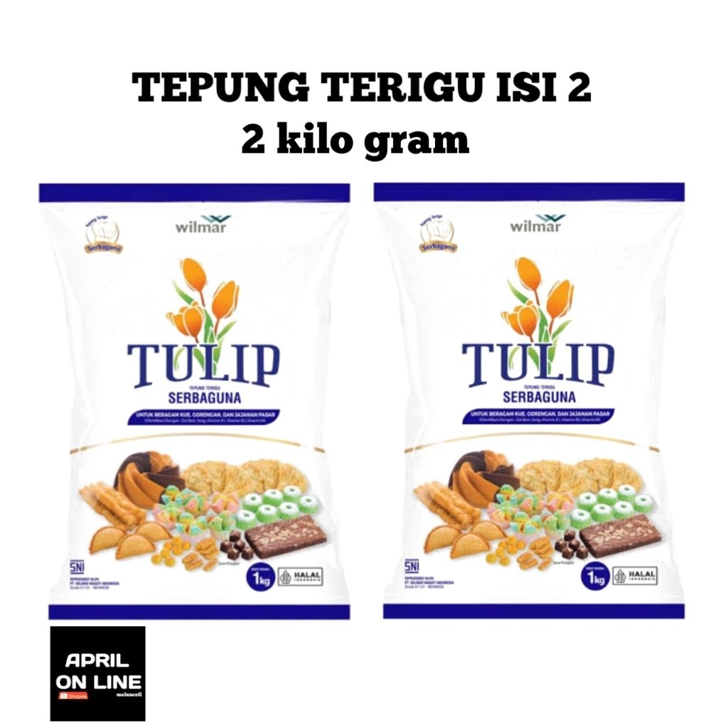 

PROMO TULIP TEPUNG TERIGU 2KG