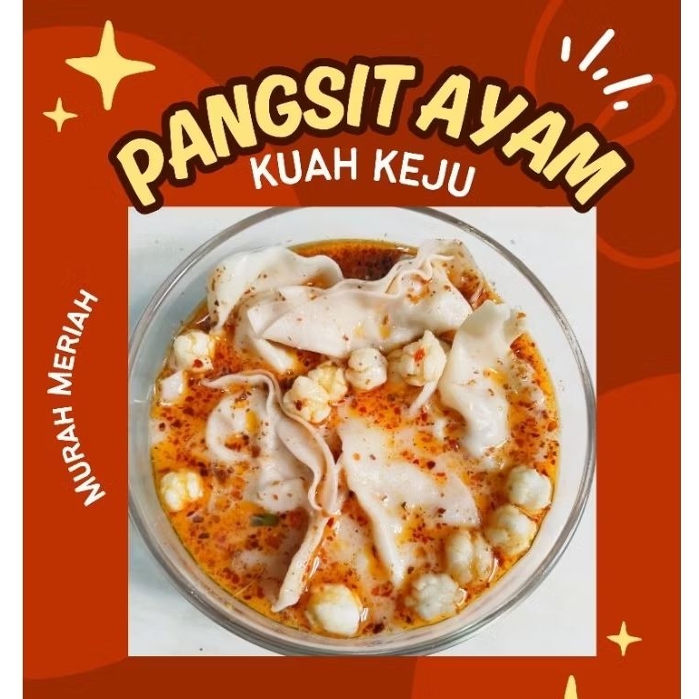 

PANGSIT AYAM KUAH KEJU FREE PILUS CIKUR Frozeen Food