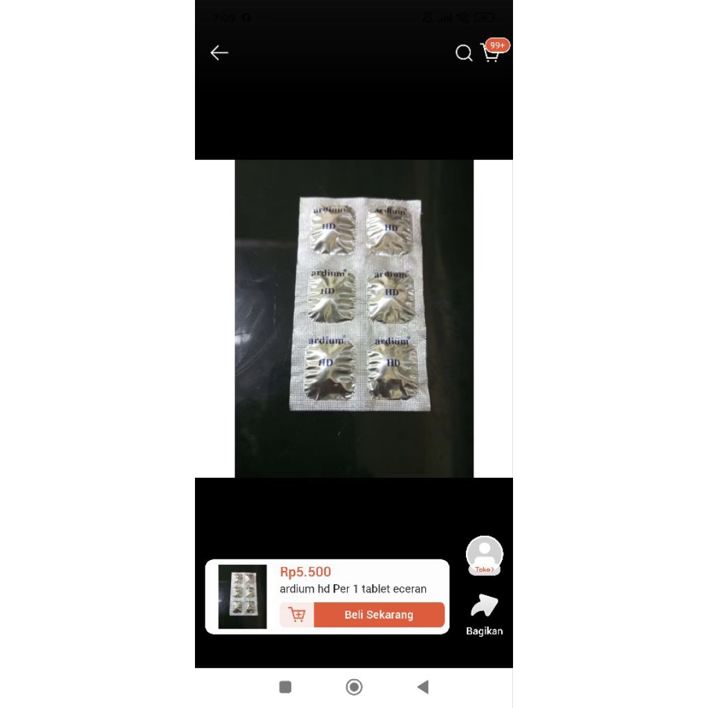 Ardium hd // potongan per kaplet