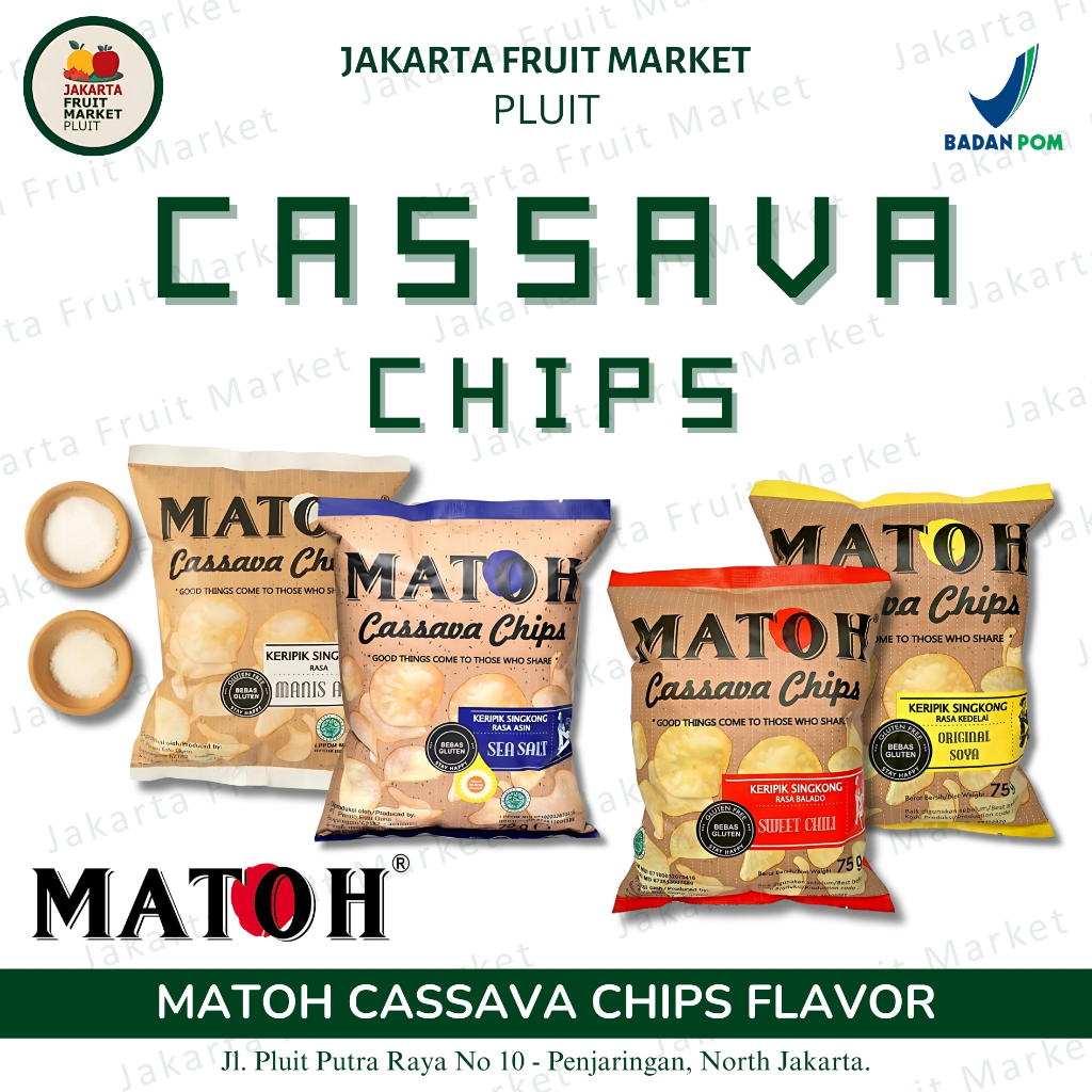 

Kripik Singkong Matoh Cassava Chips All Variant