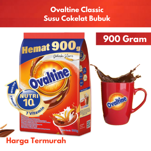 

Ovaltine Classic Susu Bubuk Coklat 900 Gram Lebih Berasa Cokelatnya
