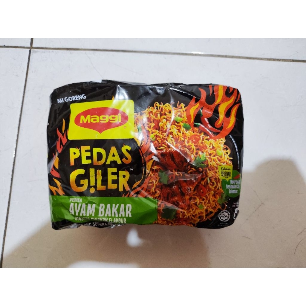 

Mie Maggi Pedas Giler Rasa Ayam Bakar