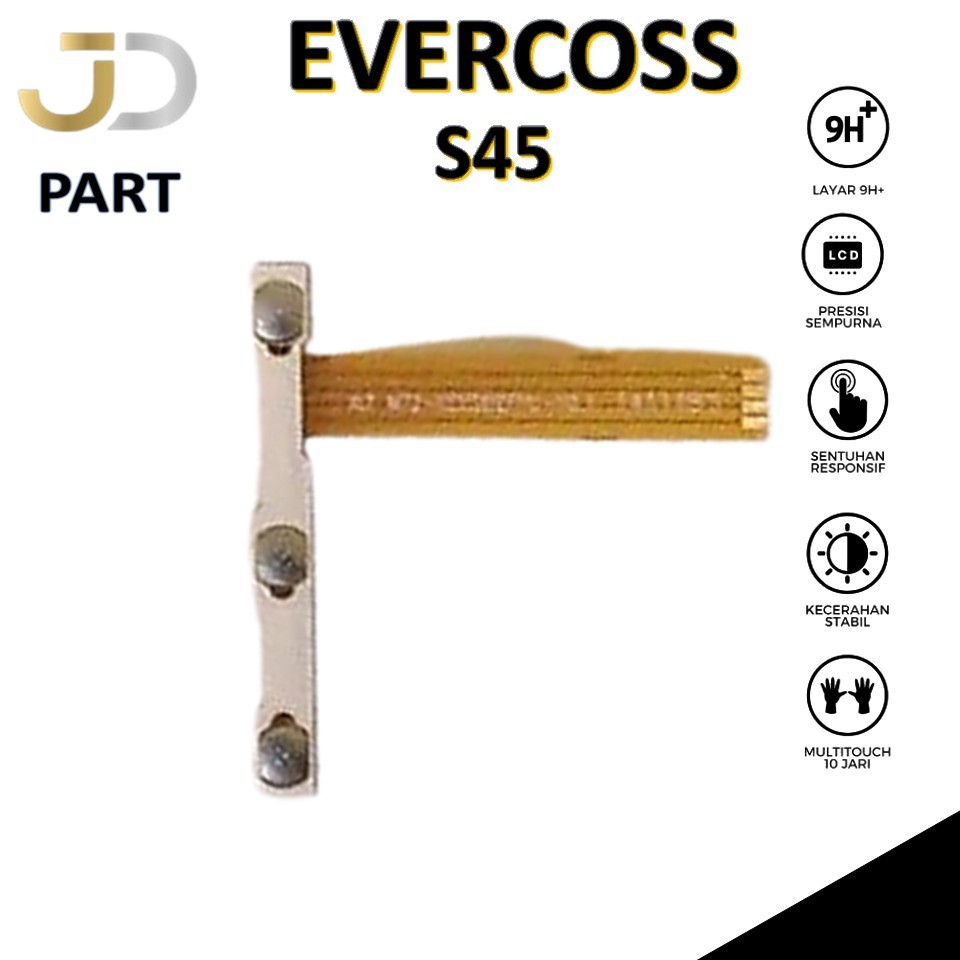 FLEXIBEL ON / OFF + VOLUME EVERCOSS S45 ORIGINAL