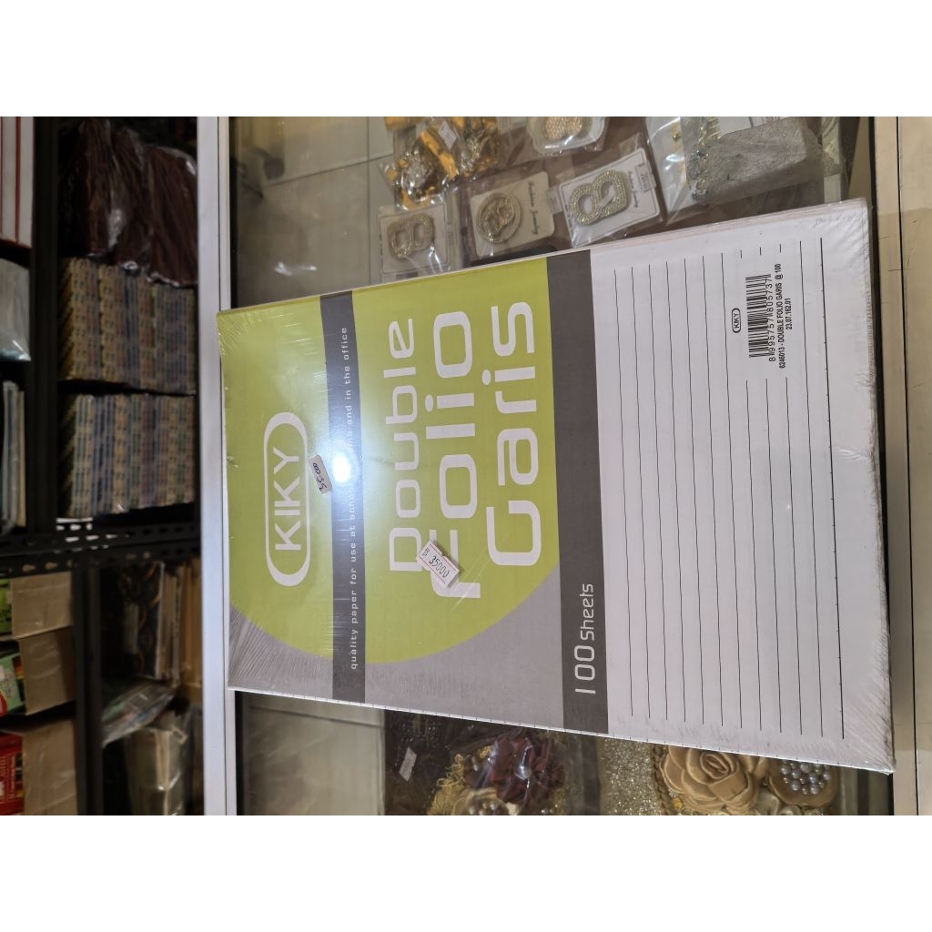 Kertas Double Folio Garis (1pack isi100 lembar)