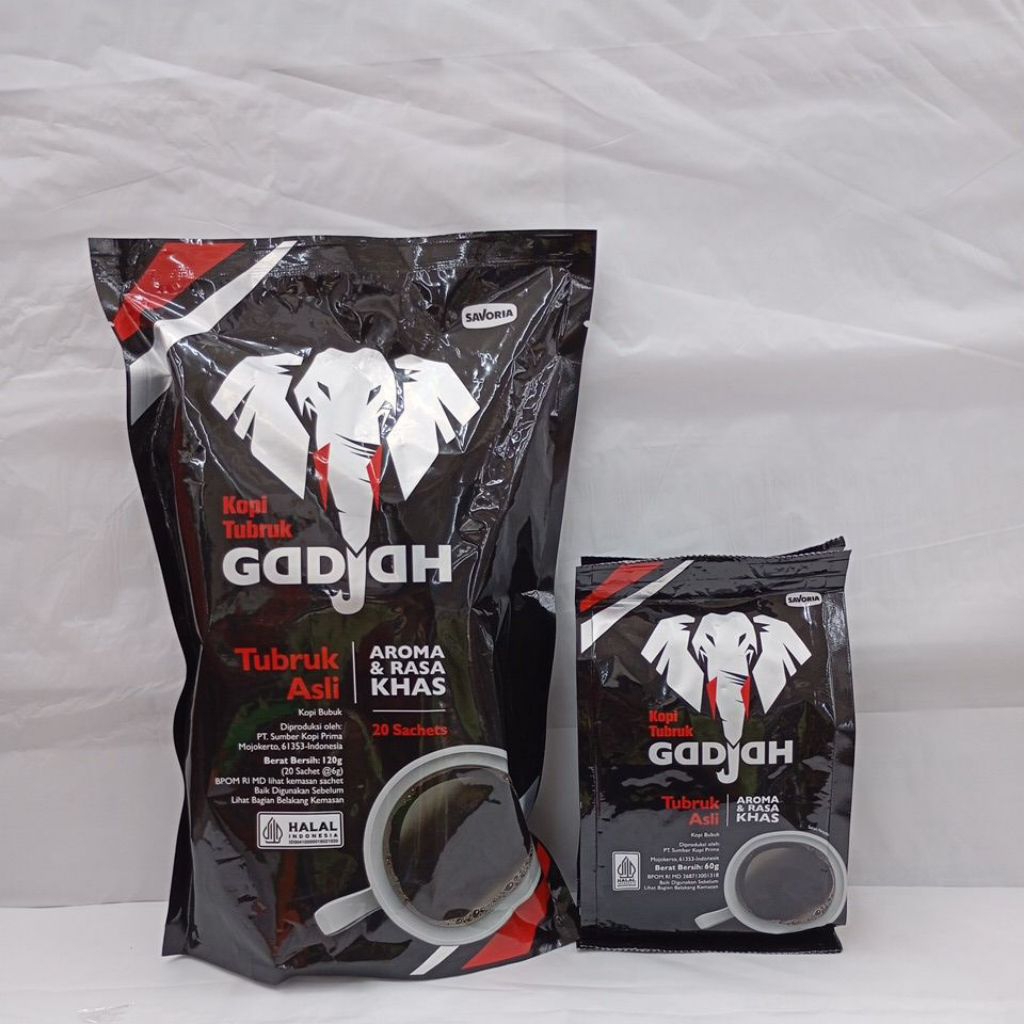 

Kopi tubruk gadjah 120g & 60g