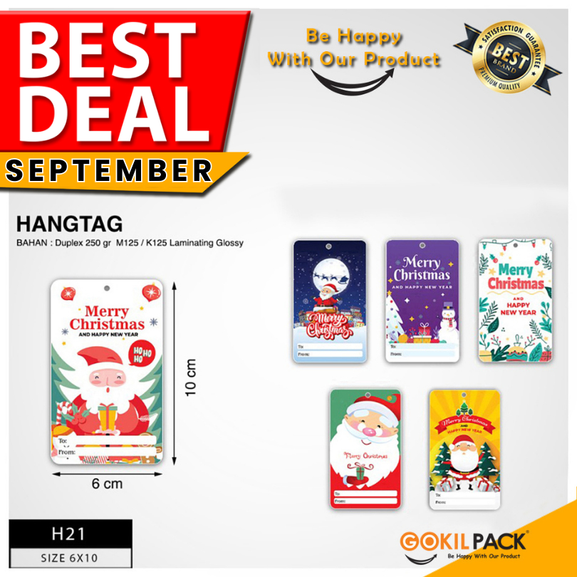 

Hang Tag – Hang Tag Motif Merry Christimas 10x6 | H21