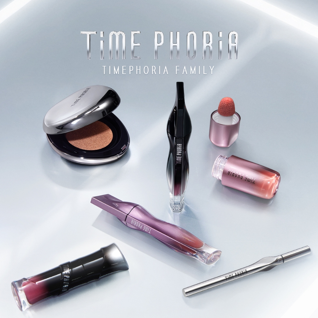 TIME PHORIA - All-Round 5-Piece Makeup Set | Matte Perfection Cushion 11G +LIP STAIN 5ML 011 + Nebul