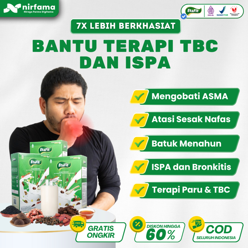 

ETAFIT - Susu Kambing Etawa Bubuk Murni 100% Original - Susu Pernafasan Bantu Terapi TBC dan ISPA