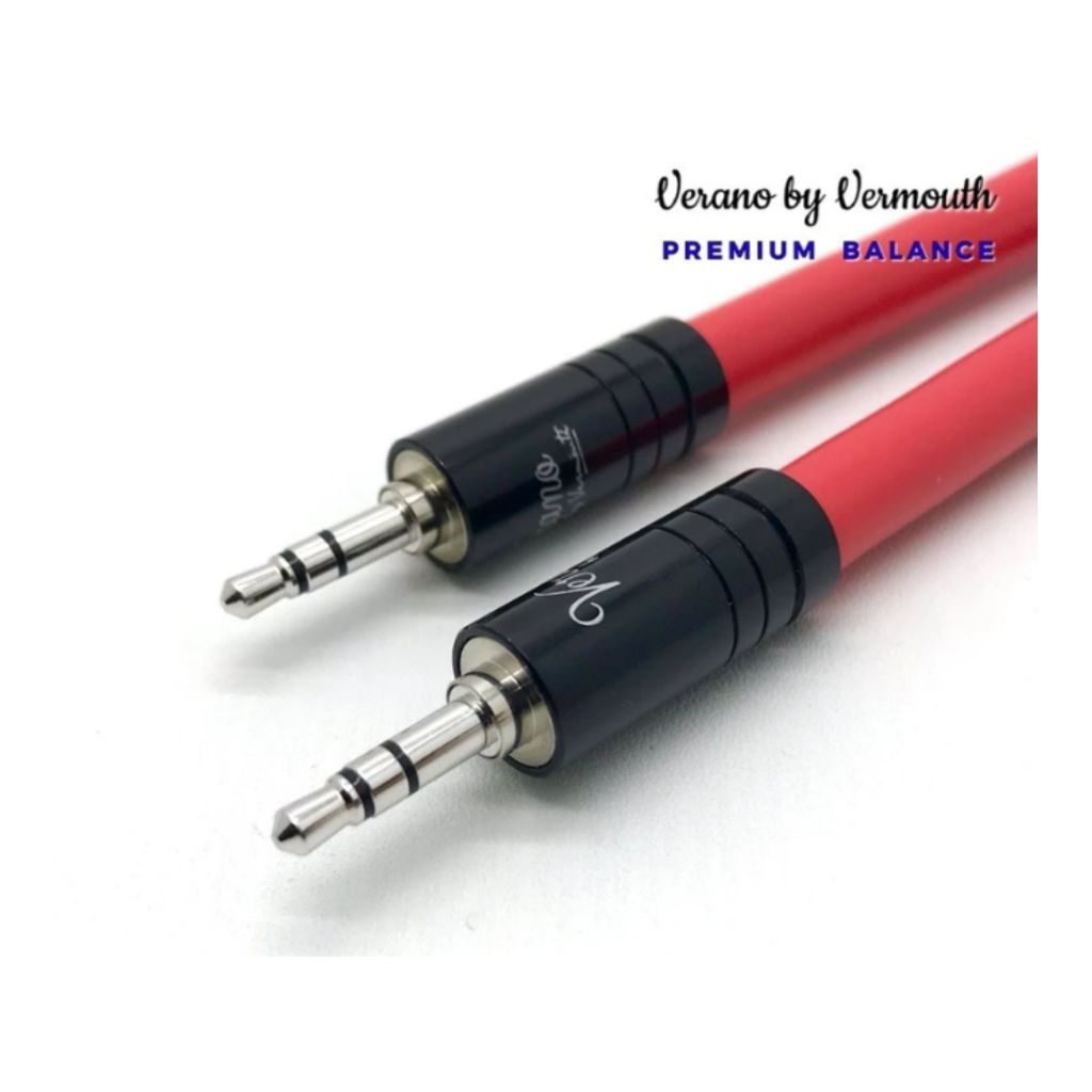 Kabel Aux Verano by Vermouth PREMIUM Balanced TRS 3,5mm to TRS 3,5mm
