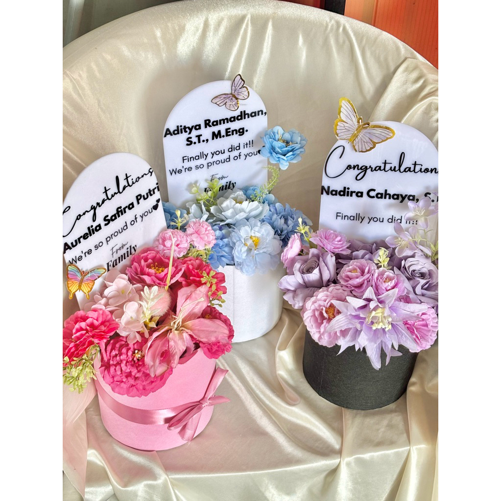 Bloom Box | Flower Box | Papan Bunga Mini