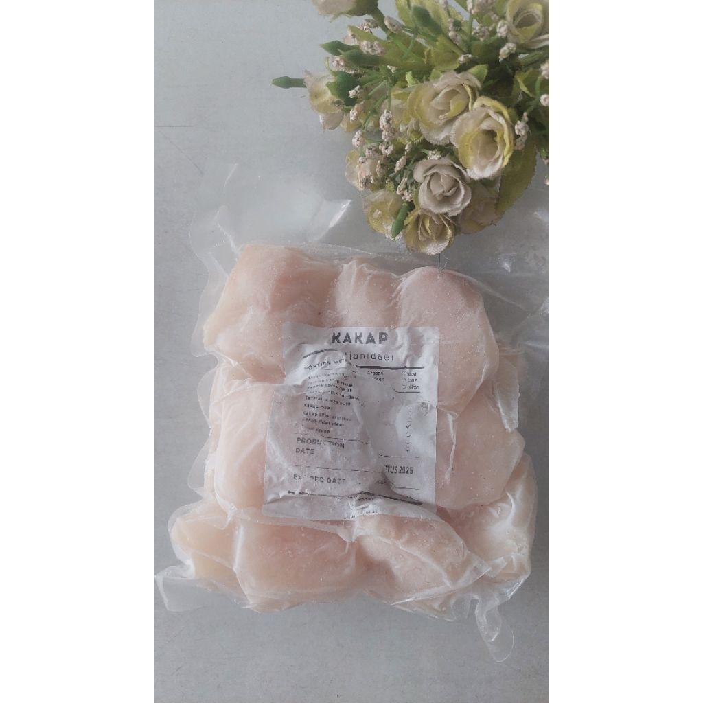 

Fillet Kakap Cube Potongan Kecil 500 gr Frozen Beku