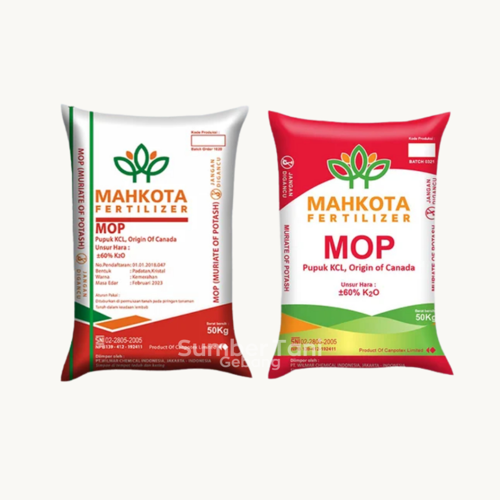 Pupuk KCL Mahkota 50kg - ORI Canada