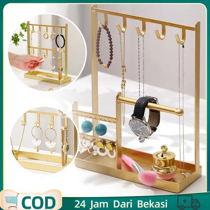 Rak Gantung Anting Necklace Display Rak Anting Emas Tempat Anting Jualan