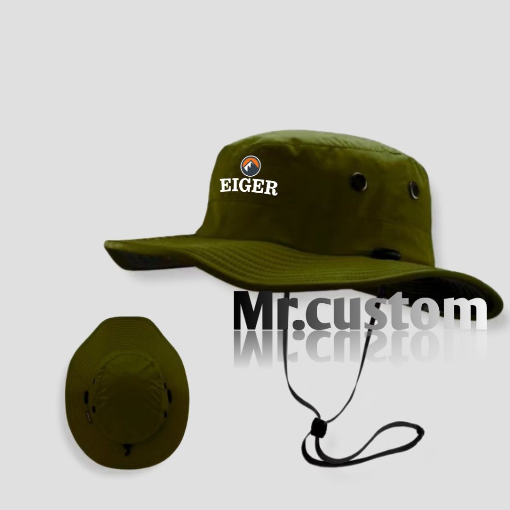 Topi Gunung Outdoor Lokal Brand/ Topi Rimba Adventure Pria Wanita Dewasa