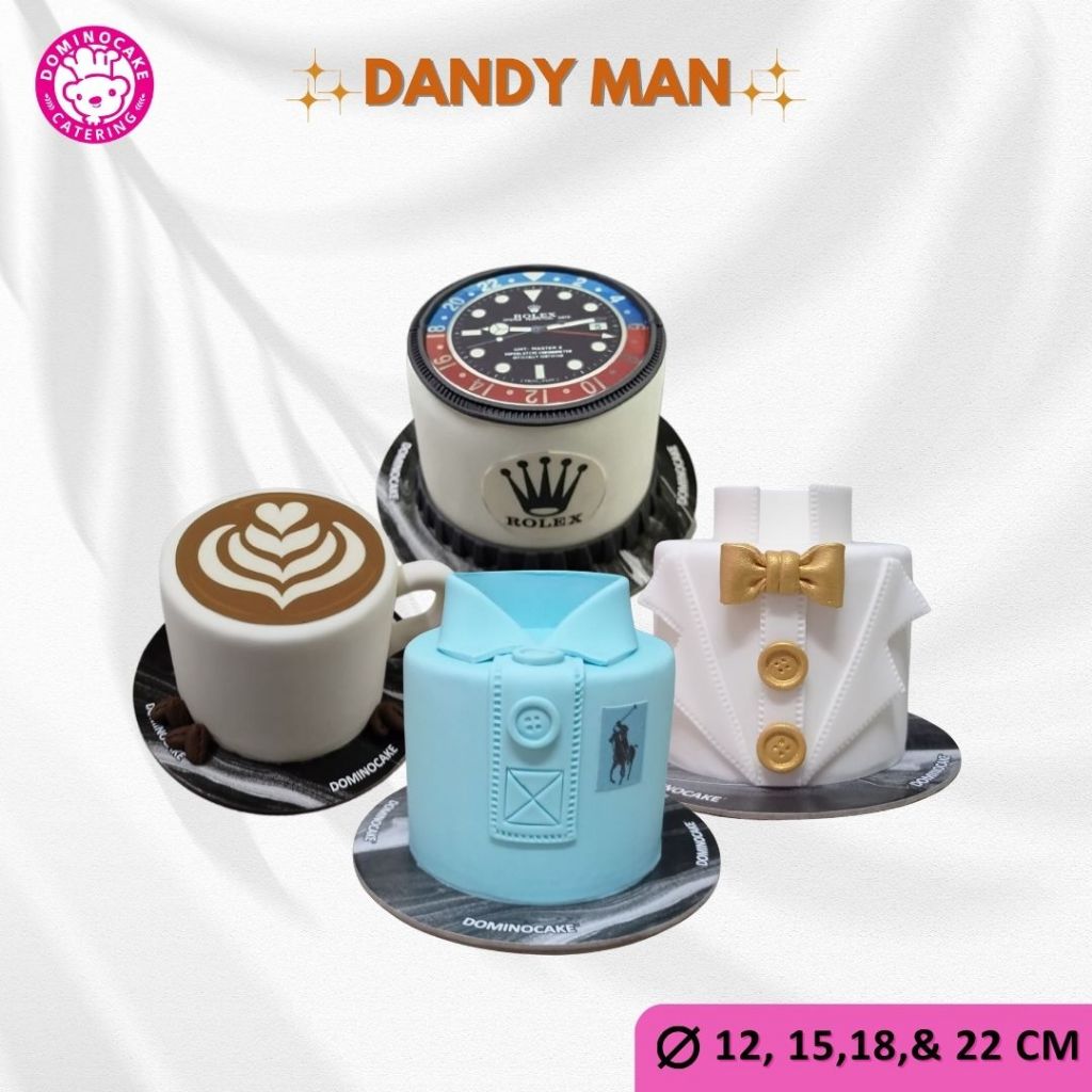 

Dominocake | Kue Ulang Tahun Costume Dandy Man