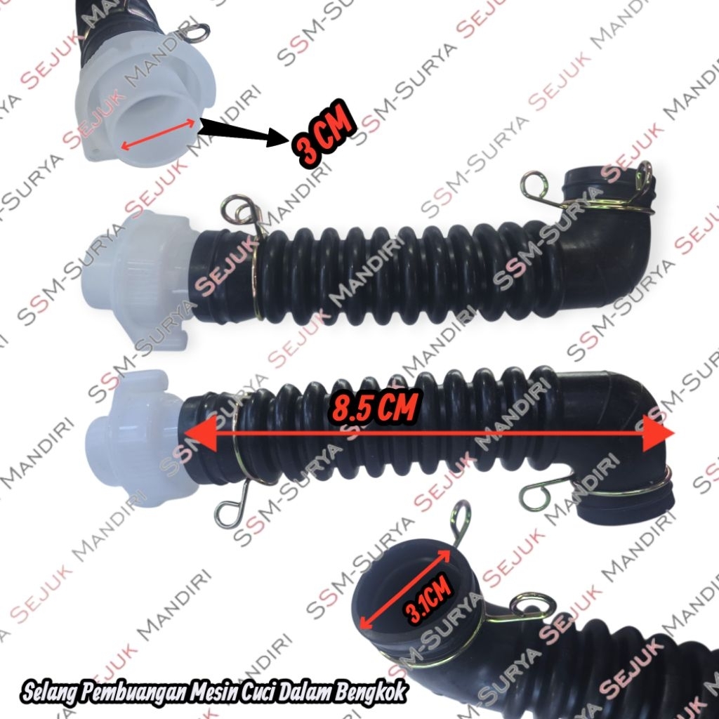 SELANG PEMBUANGAN DALAM MESIN CUCI LG SELANG KARET MESIN CUCI LG