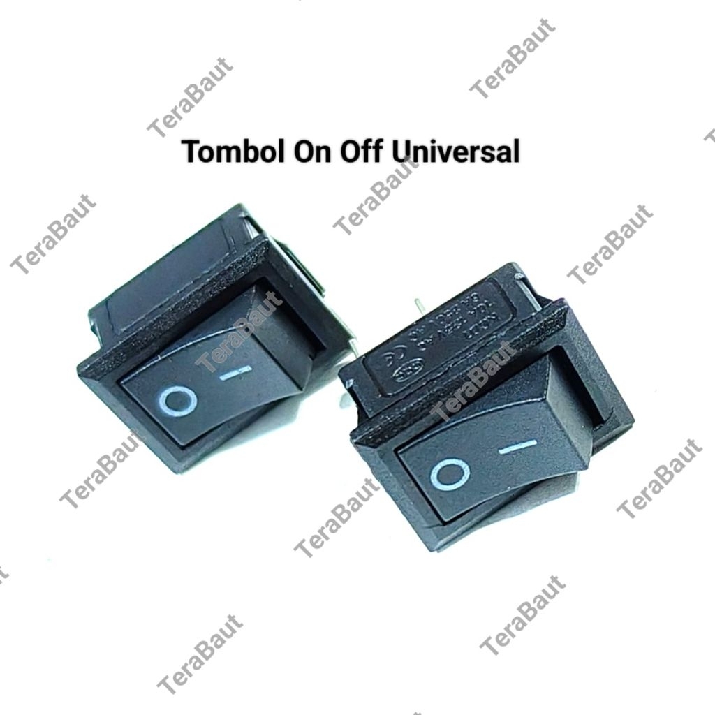 Saklar Rocker Switc on off 2 pin/ saklar on off  2 pin