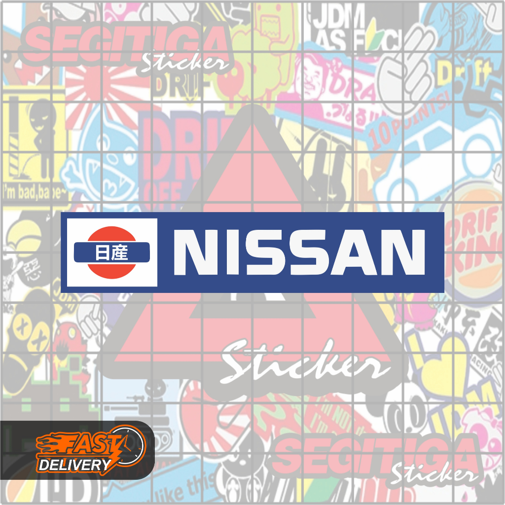 Sticker JDM Nissan Ukuran 15 x 3 Cm