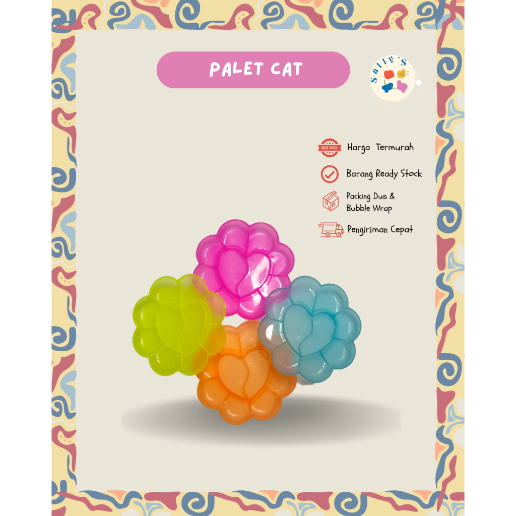 

Palet Cat Warna Bahan Plastik Cat Akrilik Cat Minyak Alat Lukis Perlengkapan Gambar Anak Sekolah