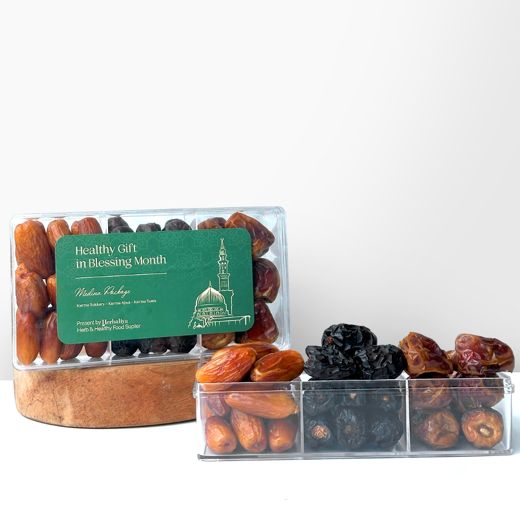 

Medina Package Hampers Aneka Kurma Sukari Ajwa Tunisia Premium Oleh Oleh Haji Umroh Ekslusif