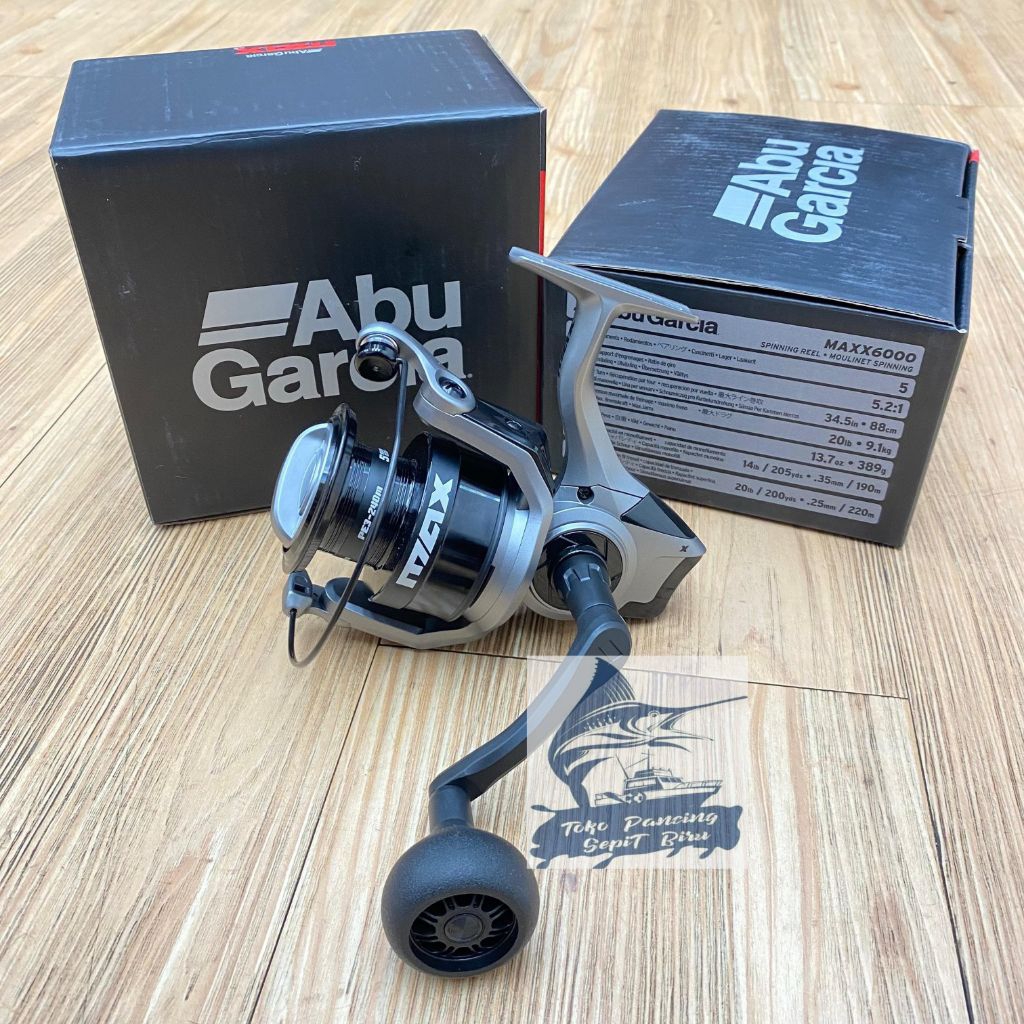 REEL SPINNING ABU GARCIA MAX X 750 2000 2500 3000 4000 6000 NEW | REEL PANCING | REEL MURAH | REEL L