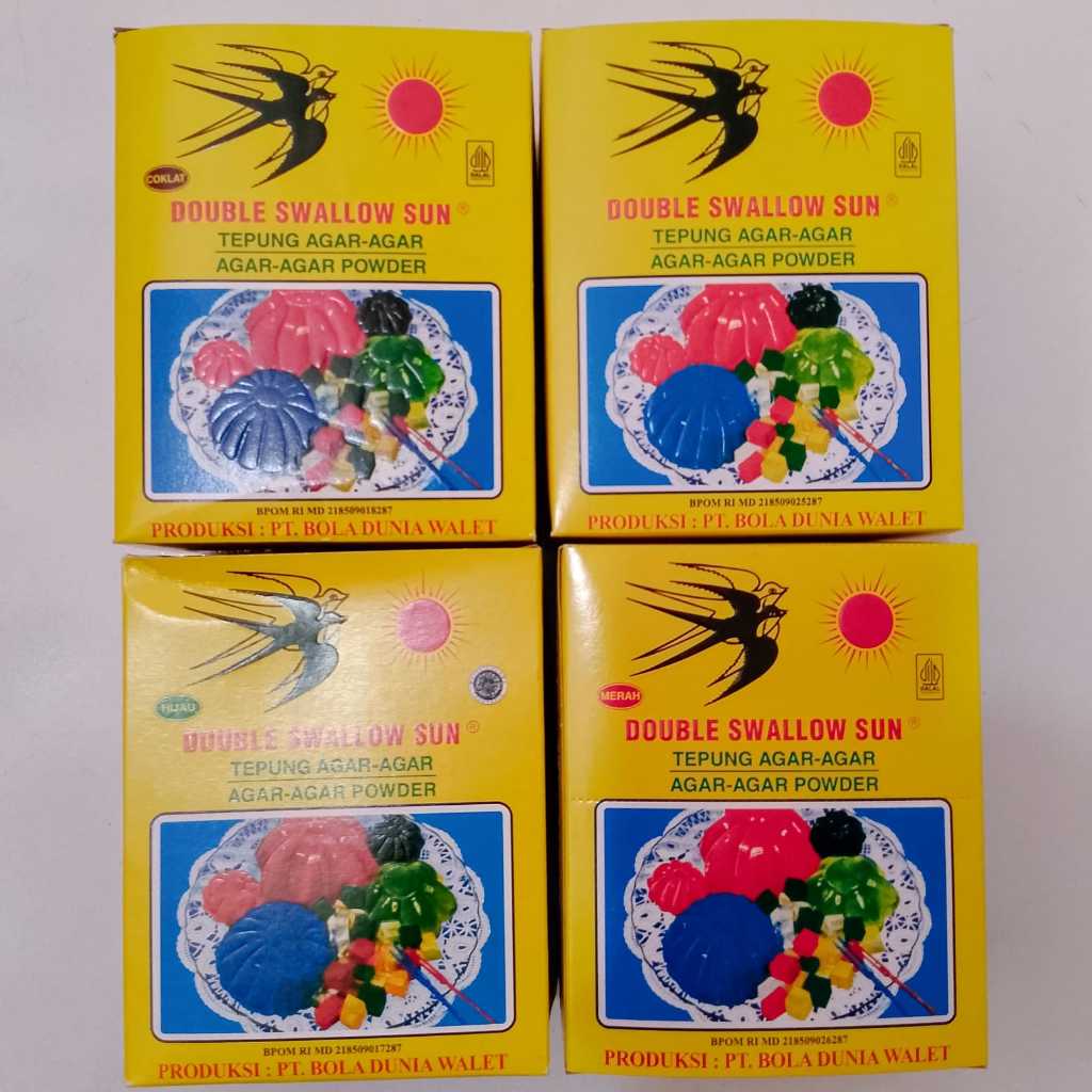 

Double Swallow Sun Agar Agar Wallet 7gr