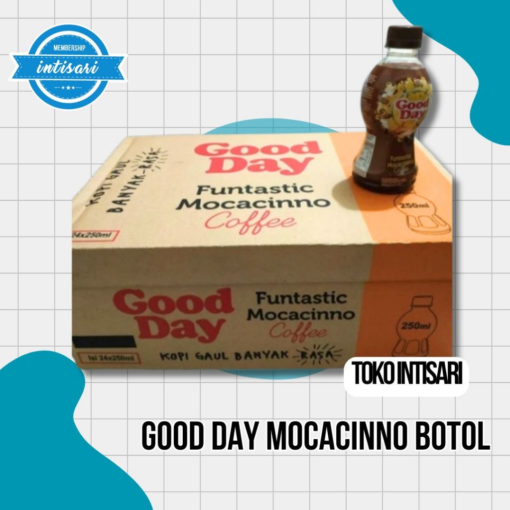 

Good Day Botol Mocacinno 250ml isi 24 botol (DUS)
