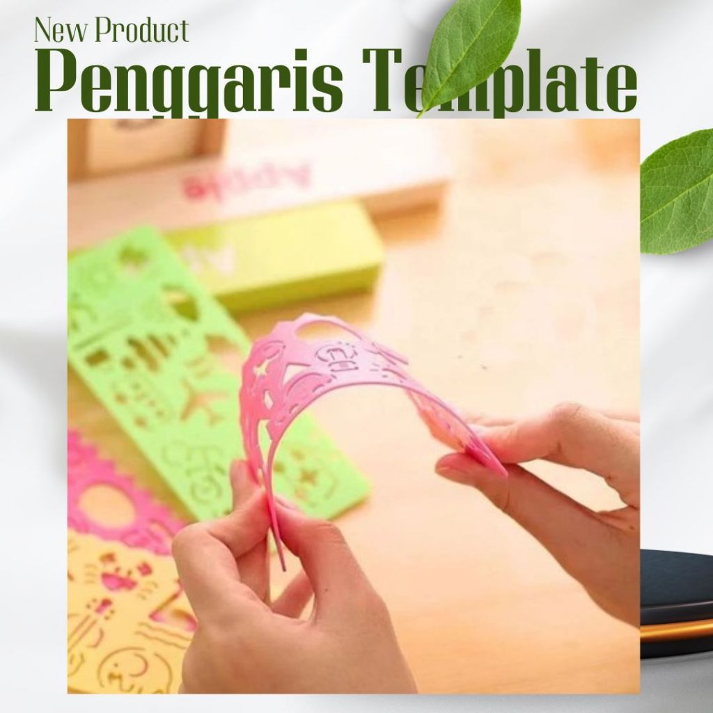 

Penggaris Plastik Pola Anak Edukatif Penggaris Template Gambar Pola Hewan Awan
