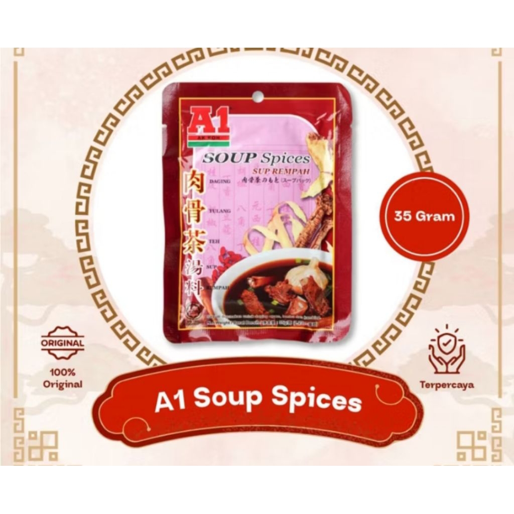 

A1 SOUP SPICES REMPAHAN SUP BAKUTEH BAK KUT TEH SOUP DAGING
