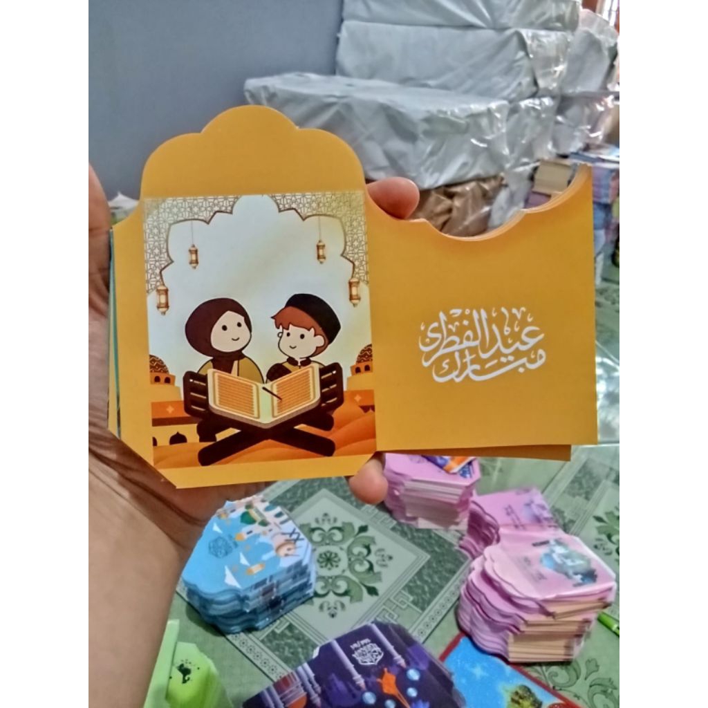 

amplop lebaran muslim uk medium UK 7x12, lembaran atau belum dilem