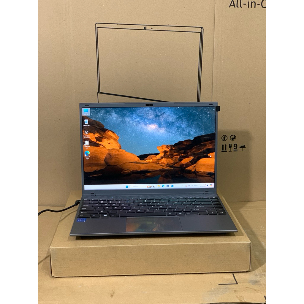 Ready Laptop 14 inch Slim Core I5-1235U Ram 8GB SSD 512GB Windows 11 Pro Mulus/Lengkap dus