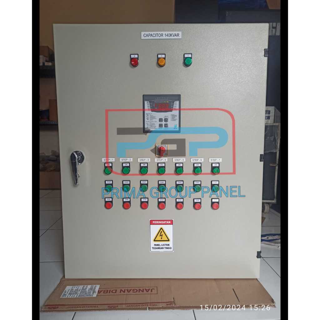 Panel Capasitor Bank 10KVAR (Penghemat Daya 3Phase)
