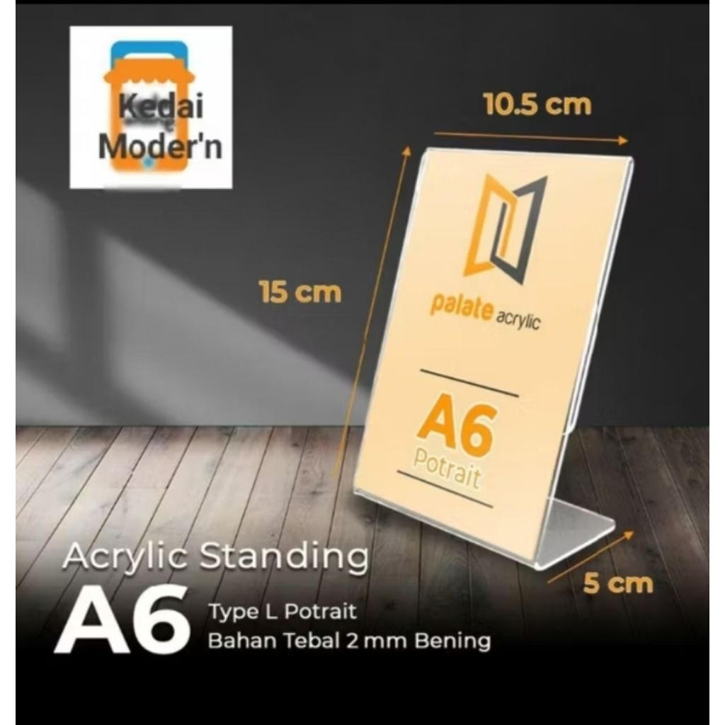 

Tempat Brosur A6 model L