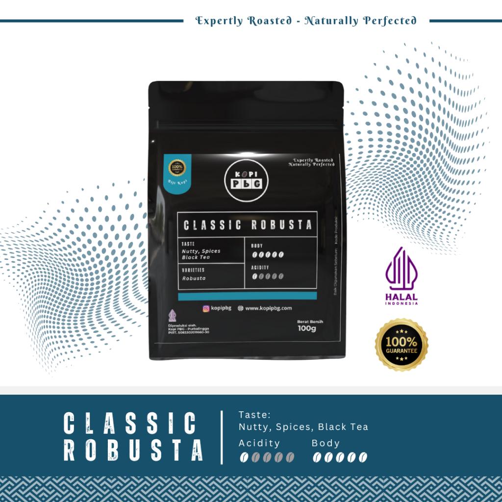 

Kopi PBG Classic Robusta - 100gram