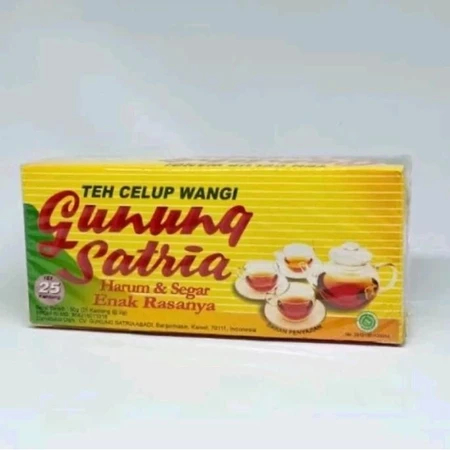 

TEH CELUP WANGI GUNUNG SATRIA ISI 25 PCS KHAS KALSEL / 2 VARIAN ORIGINAL DAN MELATI