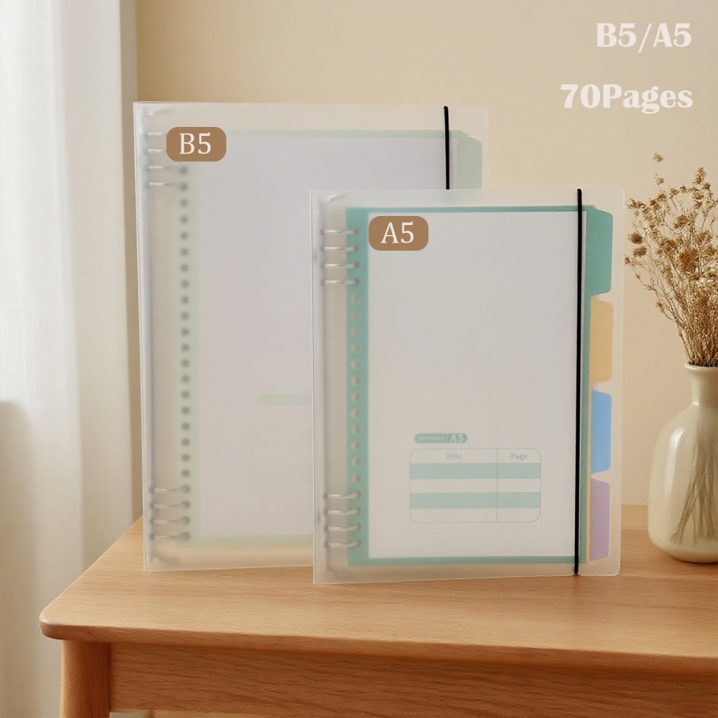 

Buku catatan A5/B5 buku catatan siswa sederhana buku catatan tebal tidak lengket dan terasa di kulit