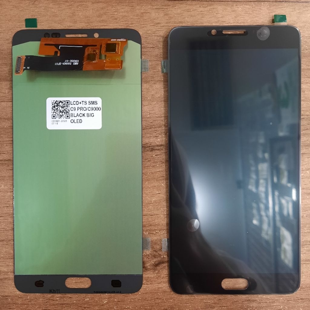 LCD FULLSET SAMSUNG C9 PRO/C9000 ORI/OLED BIG GLASS HITAM